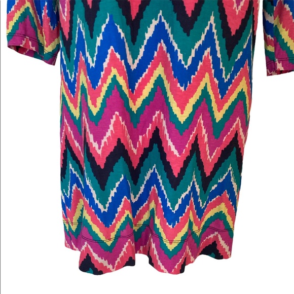 Lilly Pulitzer Gretchen Knit Dress in Hearts a Flutter Slip Chevron Print - M - Picture 5 of 13